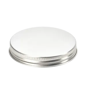 Cristal jar in pet 100 ml aluminium cover
