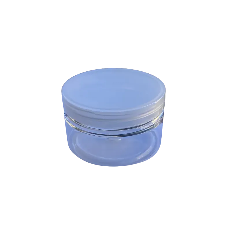 Vaso cristal in pet da 200 ml con tappo in plastica neutra Vaso cristal in pet da 200 ml con tappo in plastica neutra