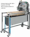 Heated vibrating knife uncapping machine complete with support frame