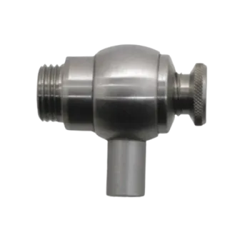 1/2" stainless steel screw-in drip saver tap for oil and wine