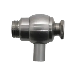 Edelstahl-Schraubventil mit Tropfschutz 1/2" für Öl und Wein