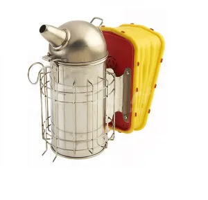 Enfumoir pour apicolture inox avec protection avec soufflet - diametre 10 cm