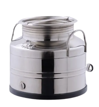 Stainless steel oil container with screw cap 20 lt