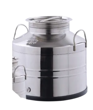 Stainless oil container with screw cap - 25 l