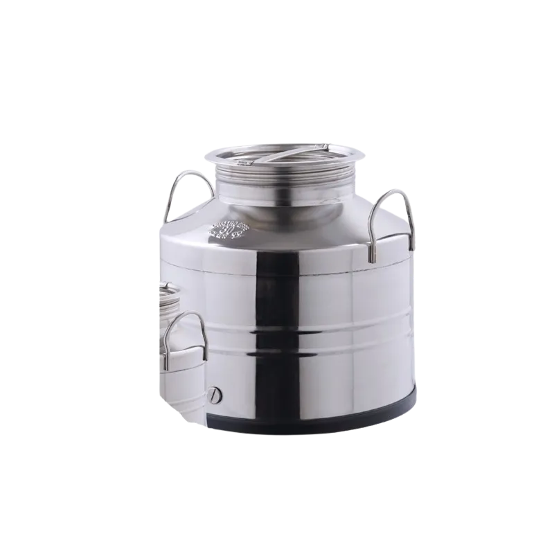 Stainless oil container with screw cap - 25 l