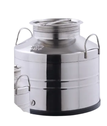 Stainless oil container with screw cap 30 l