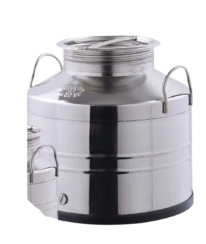 Ölbehälter aus Edelstahl mit Schraubverschluss 30 L