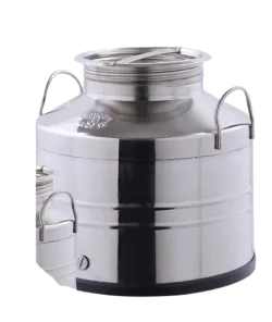 Ölbehälter aus Edelstahl mit Schraubverschluss 30 L