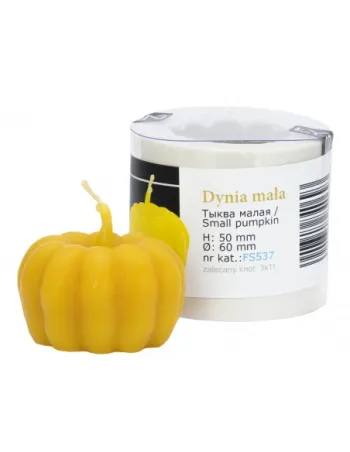 Moule à bougie en silicone avec petite citrouille