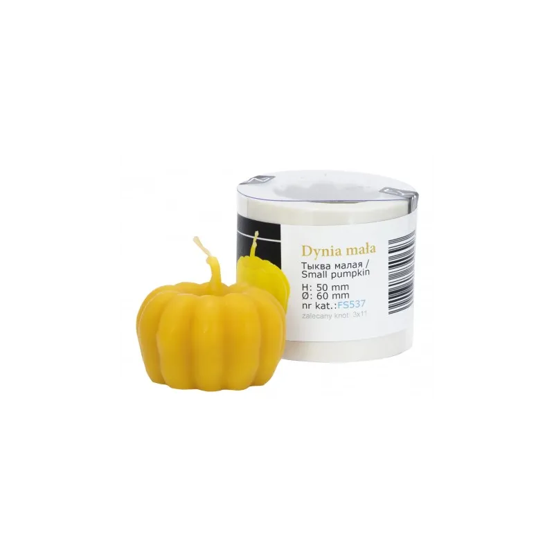 Stampo in silicone per candela con zucca piccola Stampo in silicone per candela con zucca piccola