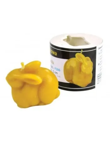 Moule à lapin pour bougie en silicone