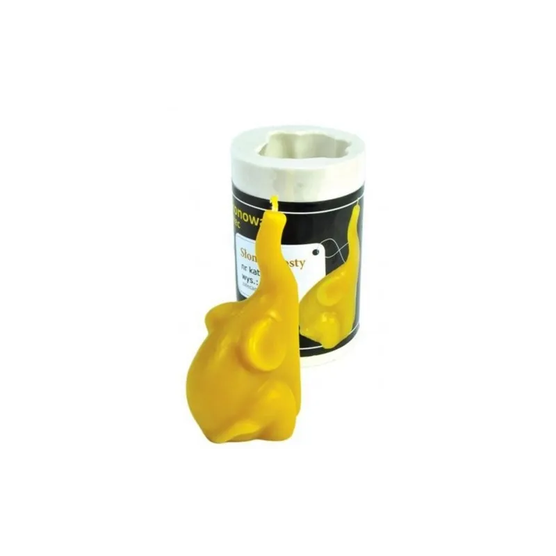 Stampo in silicone per candela con elefante Stampo in silicone per candela con elefante