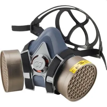 Maschera di protezione semi facciale modello air ii con o senza filtri