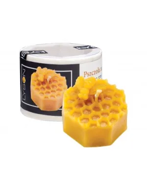 Silicone candle mold with Bee on Honeycomb