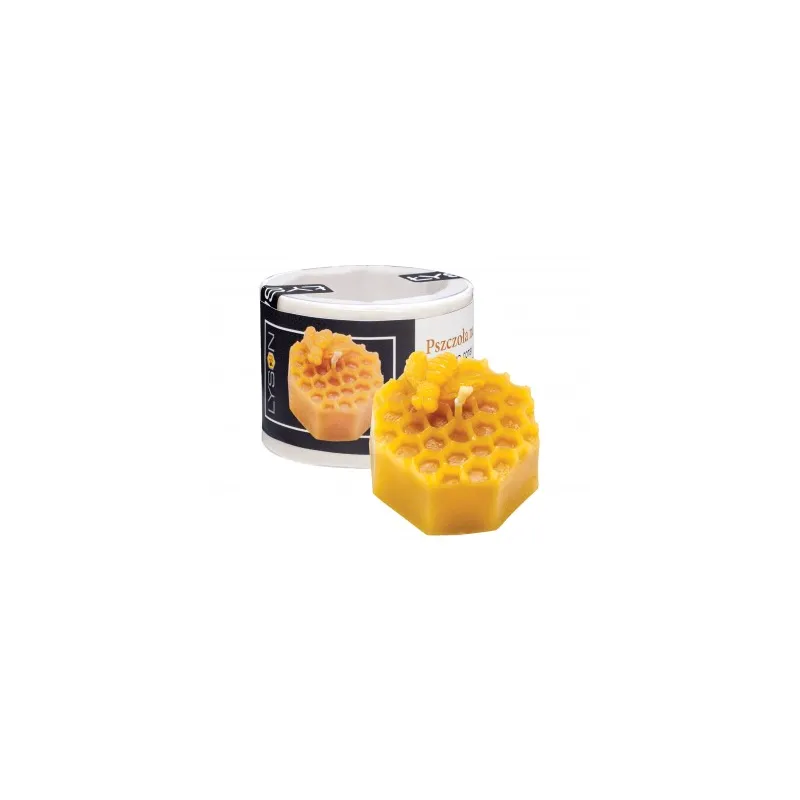 Silikon-kerzenform mit biene auf bienenwabe Silikon-kerzenform mit biene auf bienenwabe