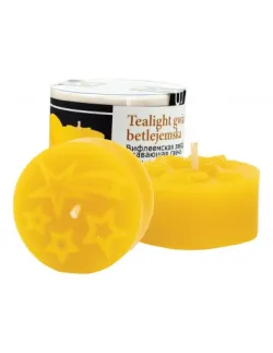 Silicone candle mold with STAR OF BETHLEHEM