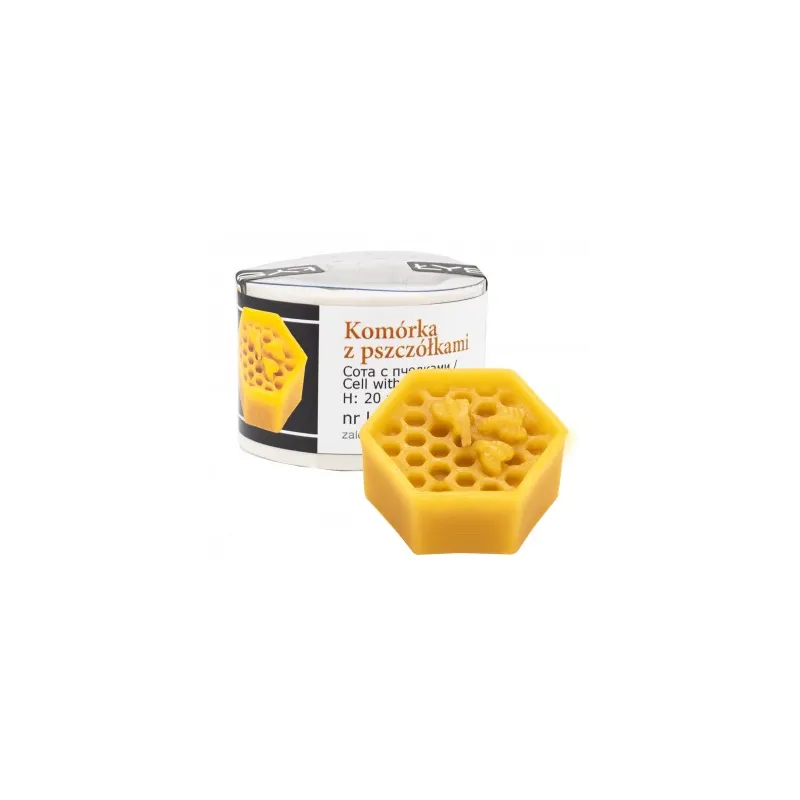 Silikonkerzenform mit bienenzellen Silikonkerzenform mit bienenzellen