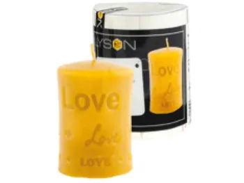 Stampo in silicone per candela cilindro "love"