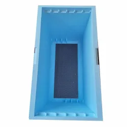 Beehives d.b. 6-frame light blue polystyrene honeycomb with bottom plate