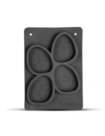 Stampo in silicone per sapone - ovali con sorrisi