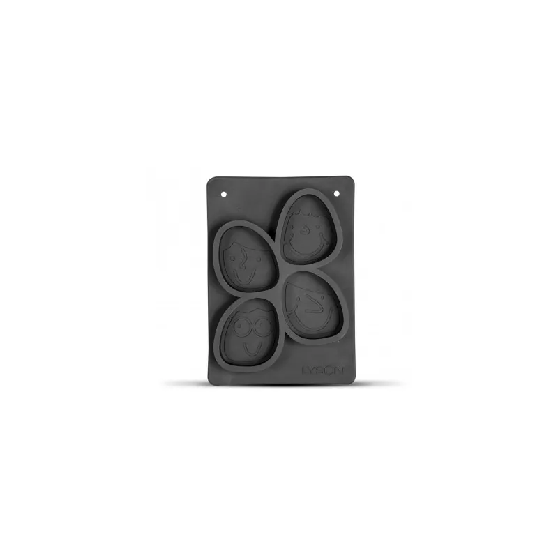 Silicone soap mold - ovals with smiles Silicone soap mold - ovals with smiles