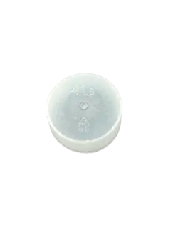 Plastic vacuum drop feeder cap