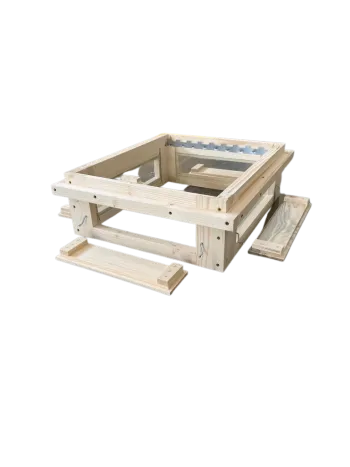 Beobachtungshonigraum D.B. 10 Waben mit Glas