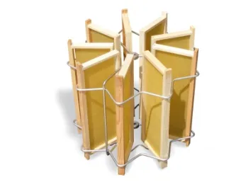 Cage en acier inoxydable pour extracteur de miel en alliage radial