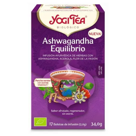 Organic Ashwagandha Balance infusion - 17 bags - yogi tea
