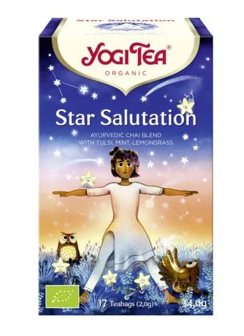 Infuso bio star salutation - 17 filtri - yogi tea