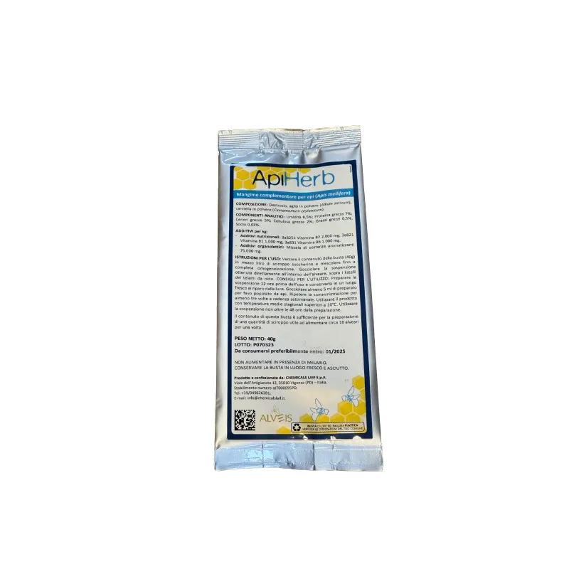 Apiherb 40 g - ergänzungsfuttermittel für bienenfamilien Apiherb 40 g - ergänzungsfuttermittel für bienenfamilien