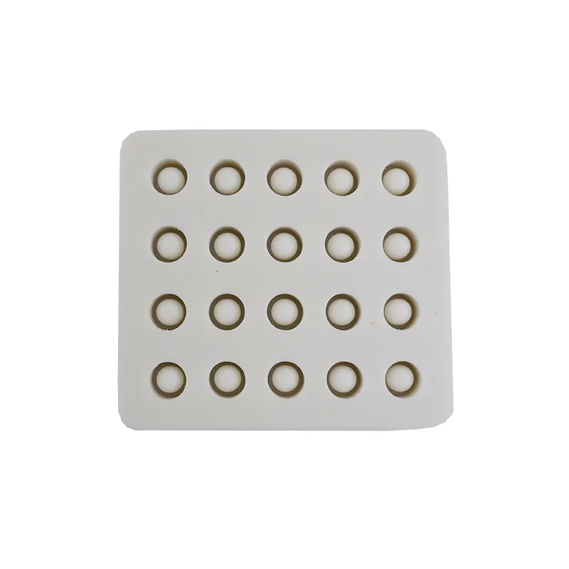 Molde de silicona para producir 20 cúpulas de cera Molde de silicona para producir 20 cúpulas de cera