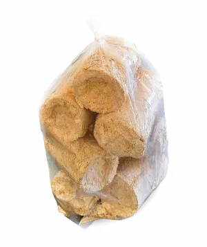 Combustible vegetal para ahumadores en troncos de serrín 1kg