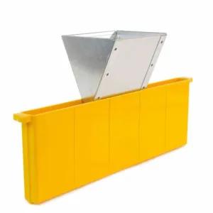 Imbuto in acciaio inox per nutritori a tasca