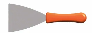 Spatule en acier inoxydable avec manche en plastique pour l'apiculture