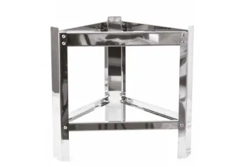 Demontierter ständer für 400 kg reifungsmaschine aus edelstahl