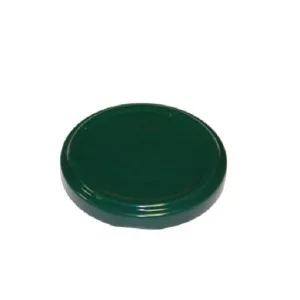 Capsula twist off TO 82  per vasetto vetro - bocca 82 mm - verde - per sterilizzazione - scatola da 740 pezzi