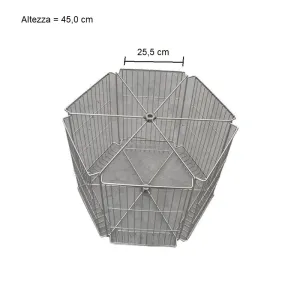 Tangential langstroth 6-frame stainless steel extractor basket