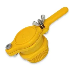 Madurador de miel de acero inoxidable - 100 kg con anillo de grifo enroscable