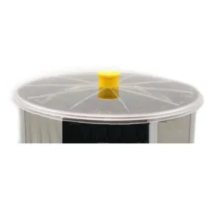 Madurador de miel de acero inoxidable - 200 kg con grifo pasante de plástico