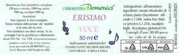 Gouttes vocales erisimo - 50 ml