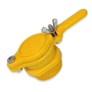 Madurador de miel de acero inoxidable - 100 kg con anillo de grifo enroscable