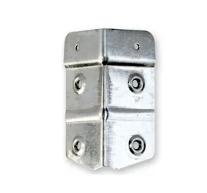Galvanized sheet metal corners for connection between nest and honey super