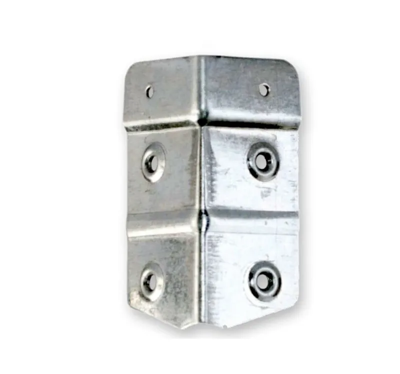 Winkel aus verzinktem Blech für die Verbindung zwischen Brutraum und Honigraum