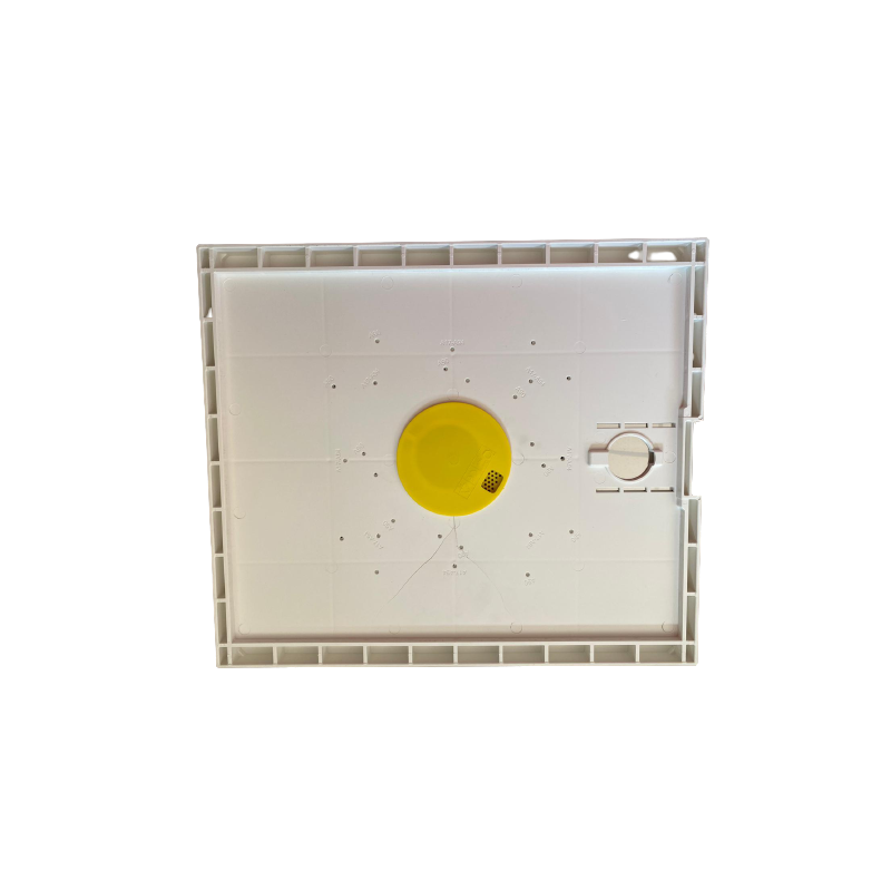 Plastic bee escape on tablet for langstroth 10-frame beehive
