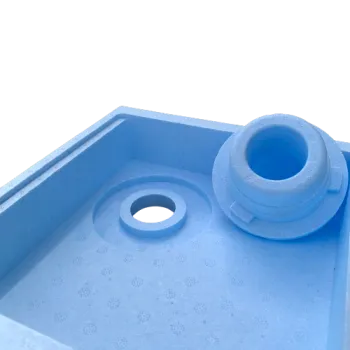 Polystyrene cover feeder split in two for 6-frame d.b. beehives