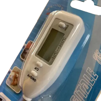 Digital thermometer with stainless steel probe