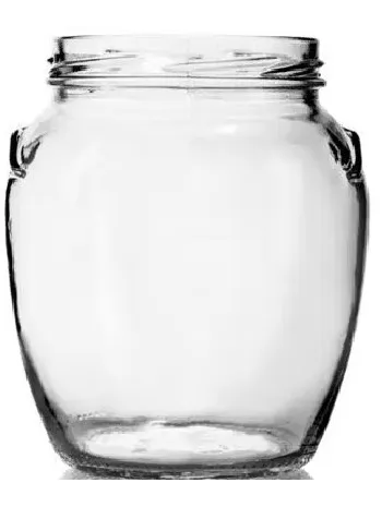 Glasgefäß 580 ml mit abschraubbarem deckel zu 82