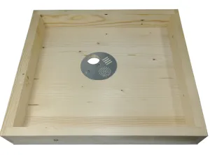 Robuste Abdeckplatte aus Holz für 12-Waben-Dadant-Beuten