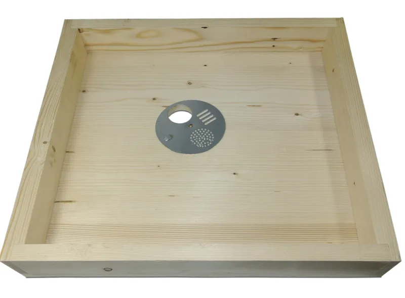 Robuste Abdeckplatte aus Holz für 12-Waben-Dadant-Beuten